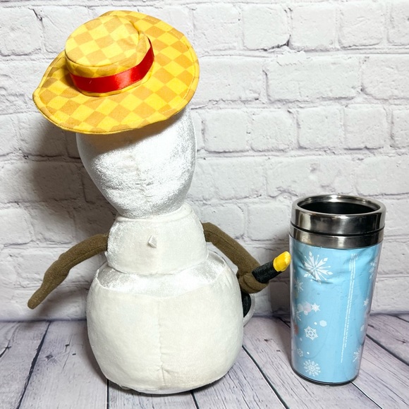 Thermal Cup & Collectible Singing Olaf Plush Toy Disney Frozen Musical Summer! - Picture 3 of 14